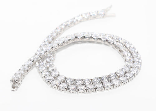 4MML CRYSTAL TENNIS NECKLACE