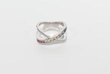 Load image into Gallery viewer, RAINBOW LOVE DIAMOND RING