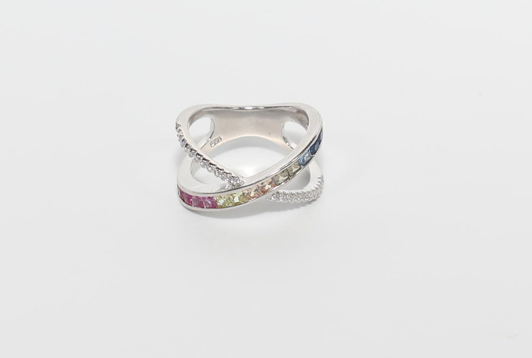 RAINBOW LOVE DIAMOND RING