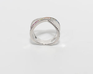 RAINBOW LOVE DIAMOND RING