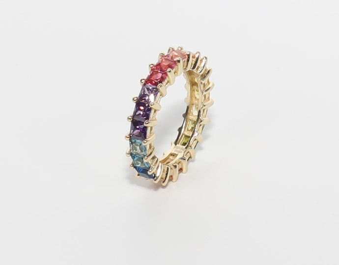 RAINBOW DIAMOND RING