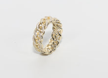 Load image into Gallery viewer, CUBAN FLOODED GOLD RING