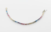 Load image into Gallery viewer, RAINBOW TENNIS BRACELET