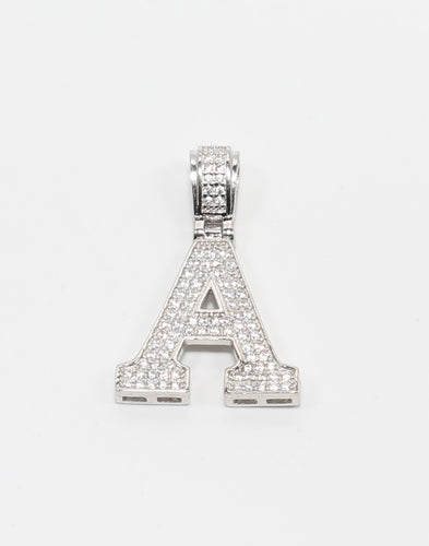 DIAMOND BOX LETTER PENDANT