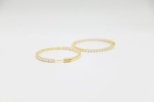 Load image into Gallery viewer, DIAMOND HOOP EARRINGS