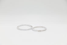 Load image into Gallery viewer, DIAMOND HOOP EARRINGS