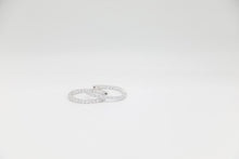 Load image into Gallery viewer, DIAMOND HOOP EARRINGS