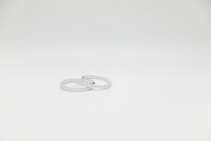 DIAMOND HOOP EARRINGS