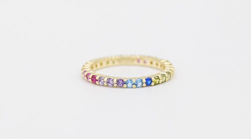 RAINBOW DIAMOND RING SKINNY