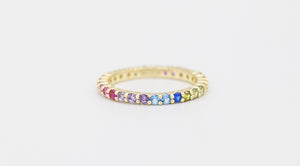 RAINBOW DIAMOND RING SKINNY