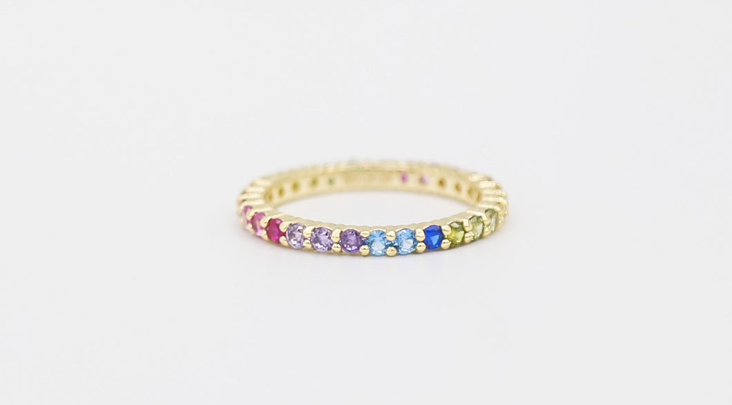 RAINBOW DIAMOND RING SKINNY