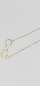 INFINITY LOVE CHOKER NECKLACE